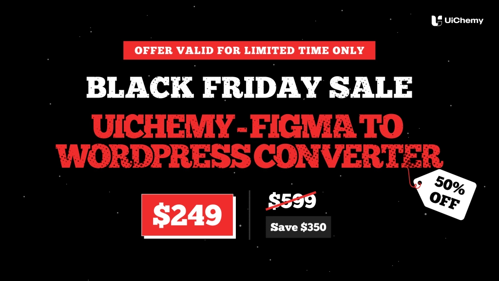 Best WordPress Black Friday & Cyber Monday Deals in 2024 4 UiChemy Black Friday Offer 1024x576 1