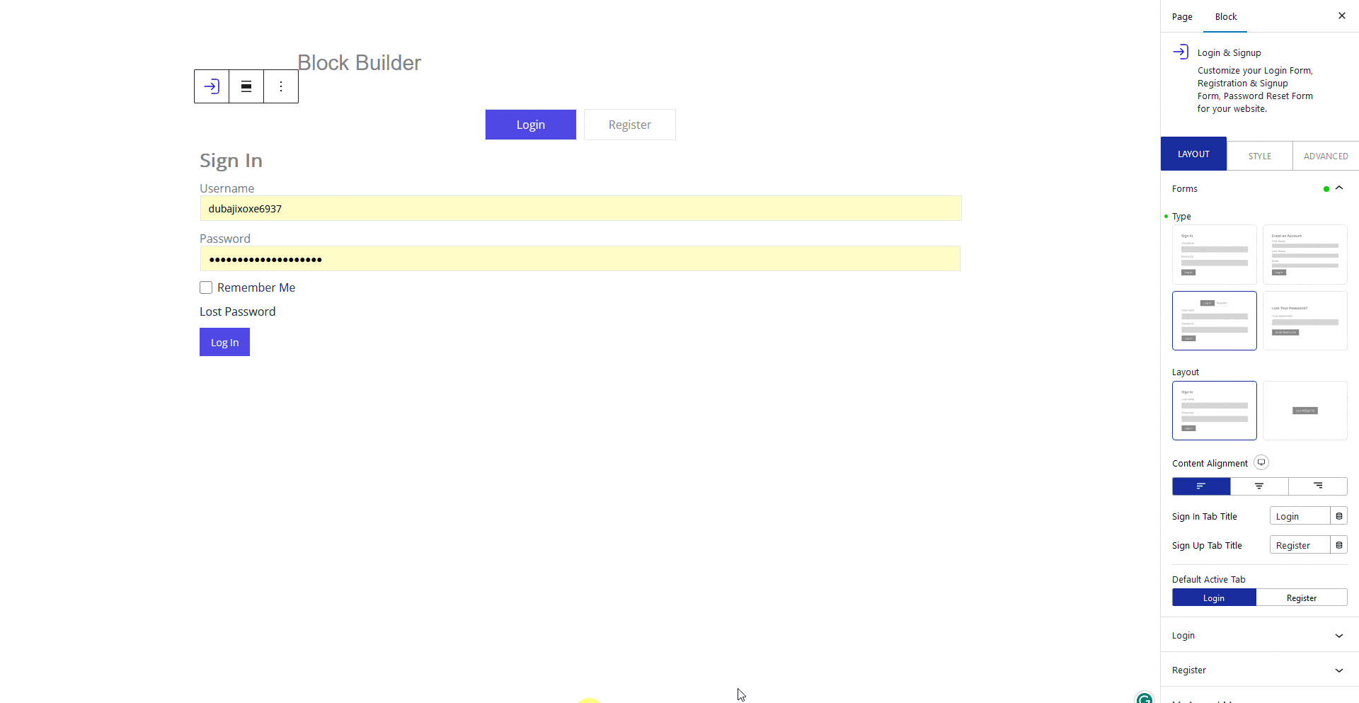How to Add a Login and Registration From in WordPress? 18 login signup login register layout 5