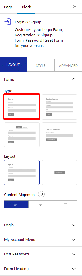 How to Add a Login and Registration From in WordPress? 2 login signup login type 3