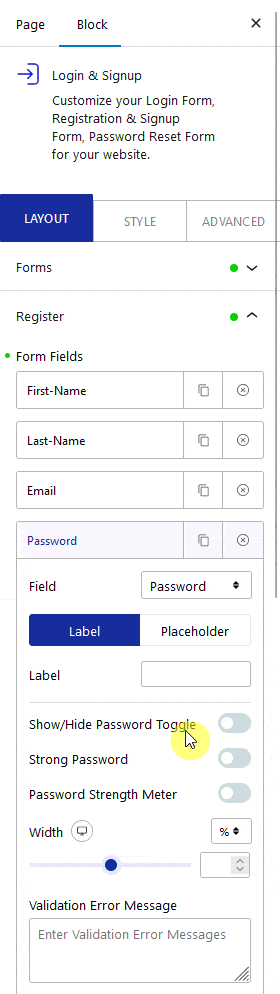How to Add a Login and Registration From in WordPress? 15 login signup register password 1
