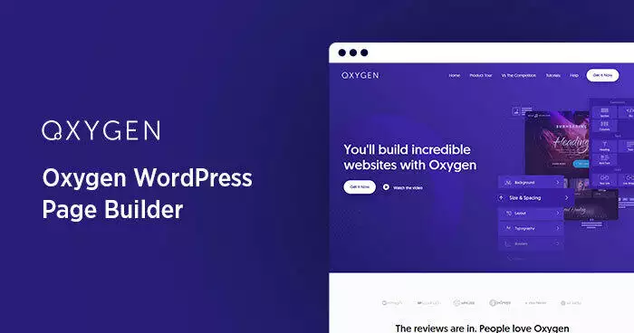 5 Best Elementor Page Builder Alternatives 9 Oxygen WordPress Page Builder Banner