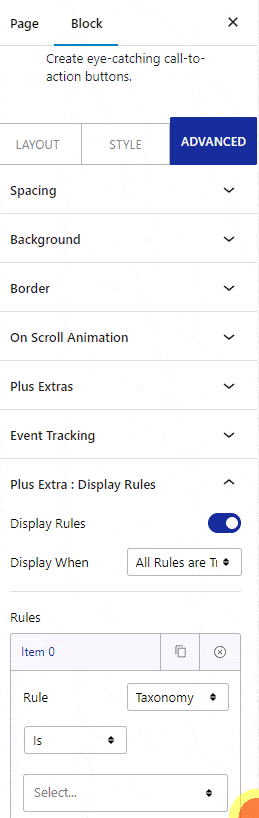 How to Set WordPress Display Conditions Based on Archive Page Content? 1 display rules archive