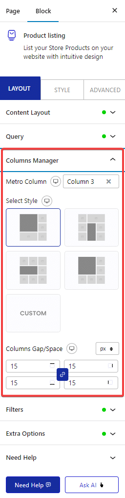 How to Show WooCommerce Product Listing in WordPress? 4 product listing columns manager 2