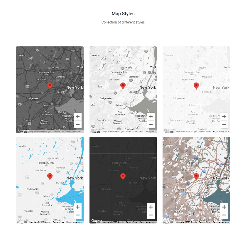 5 Best WordPress Google Map Plugins 5 Map styles