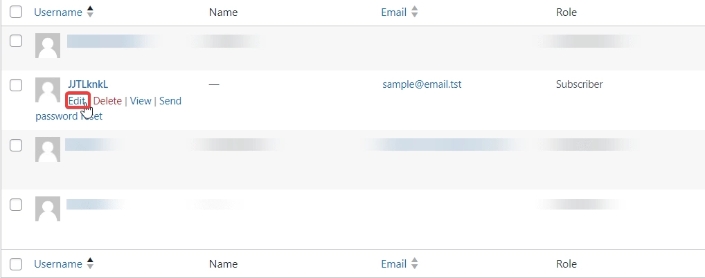 How to Disable WordPress Admin Bar for All Users Except Administrators 9 Edit User