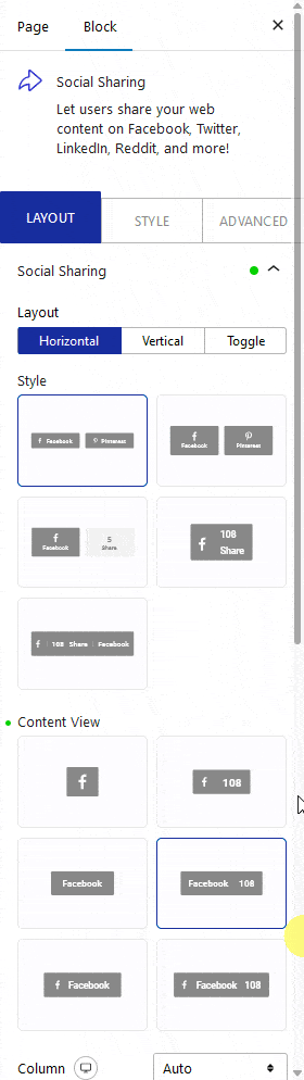 How to Add Social Sharing Buttons in WordPress? 2 social sharing layout