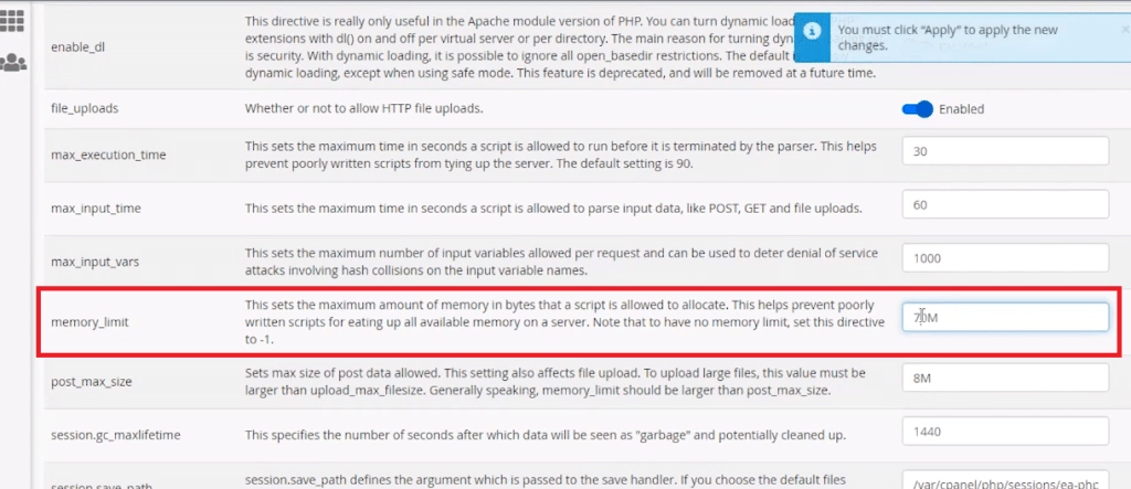 How to Increase WordPress Memory Limit (5+ Easy Methods) 12 MultiPHP INI