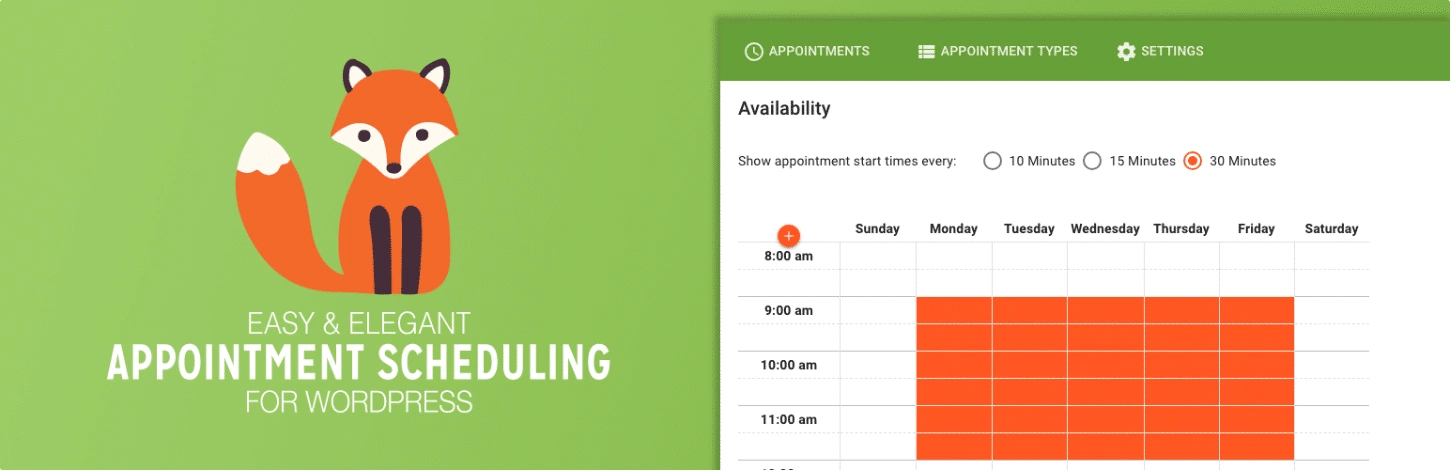 Simply Schedule Appointments