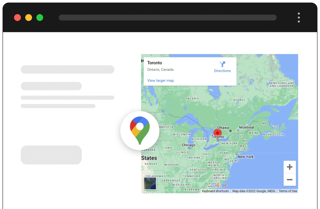 Google Maps Embed