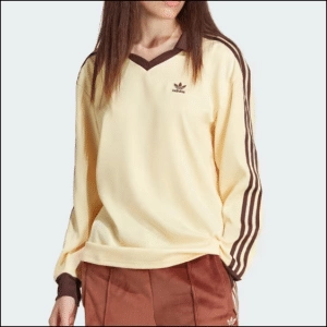 3-STRIPES SATIN LONG SLEEVE TEE