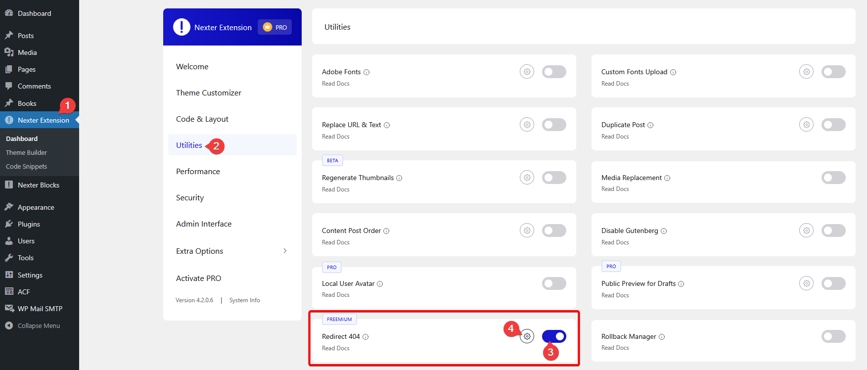redirect 404 pro