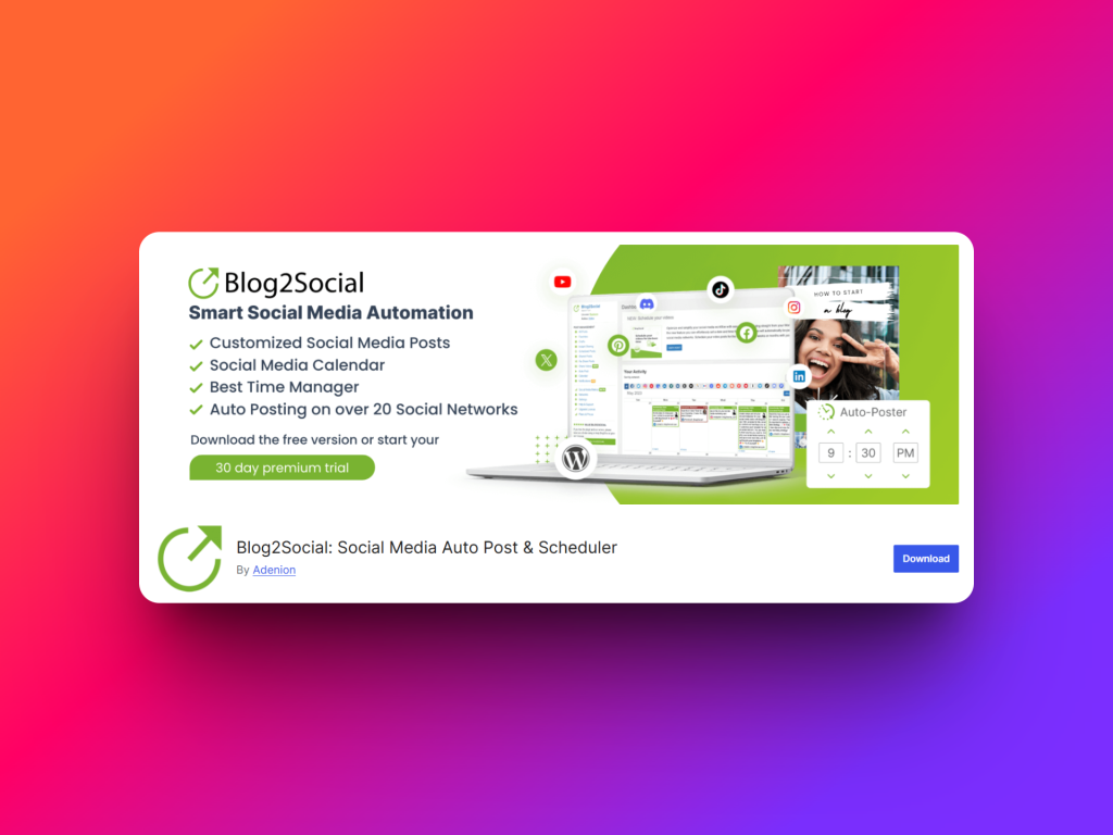 Blog2Social