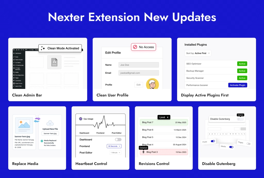 Nexter Extension new updates 1