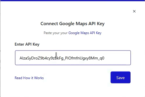 connect google maps API key image