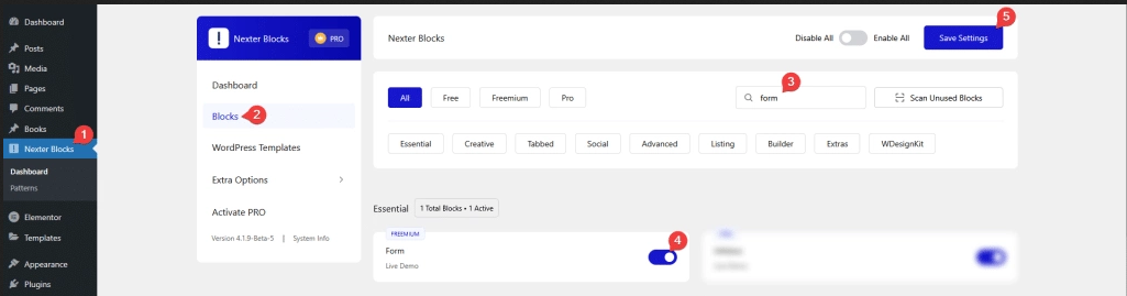 form block image