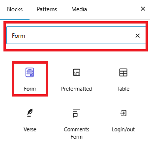 form image